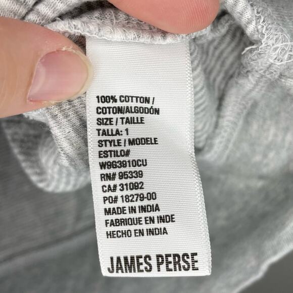 James Perse Standard Striped Raglan Pullover Size 1/S - Picture 4 of 6
